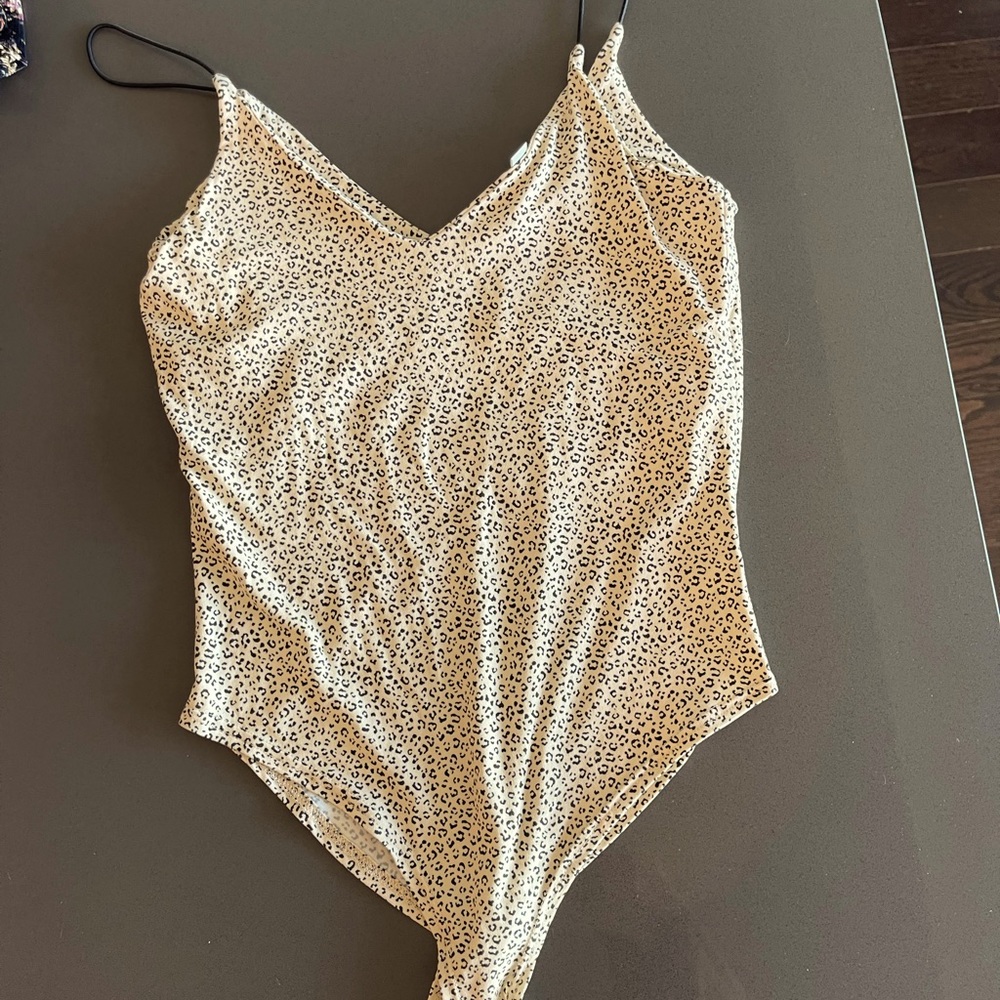 Cheetah print bodysuit
